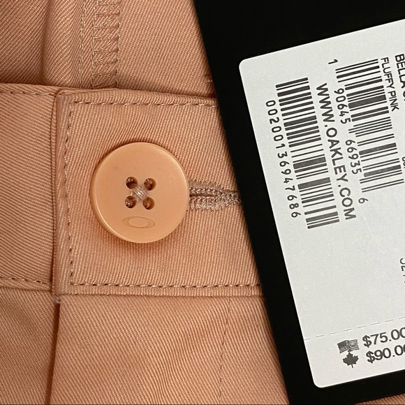 NEW Oakley Pink Chino Golf Pants Women’s Size Large - Picture 5 of 10